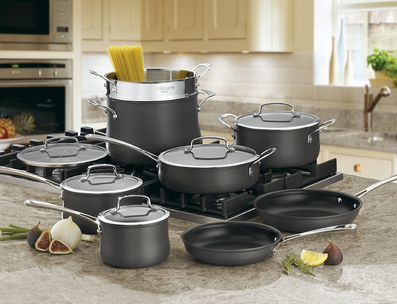 Amazon.com: Cuisinart 64-13 13-Piece Hard Anodized Contour